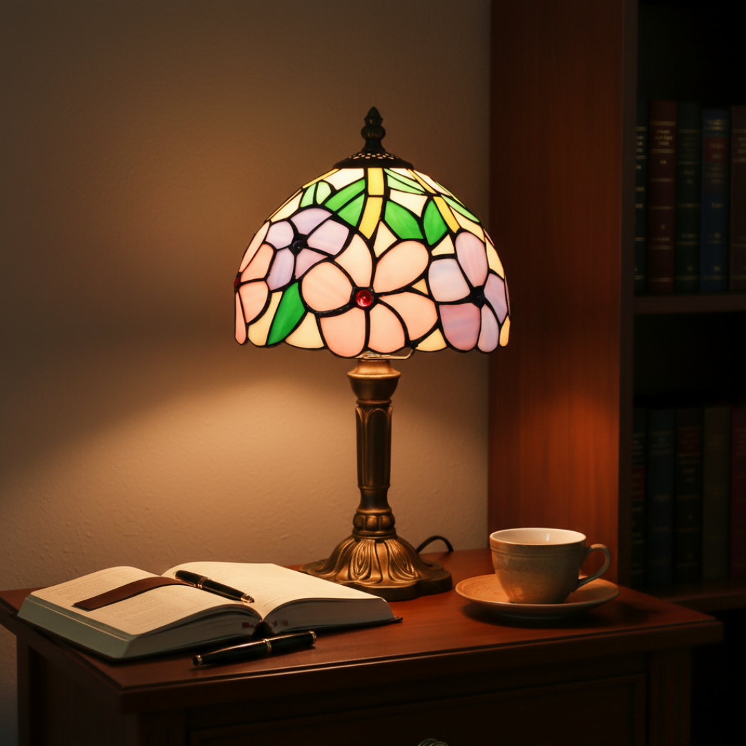 Baroque-Inspired LED Table Lamp