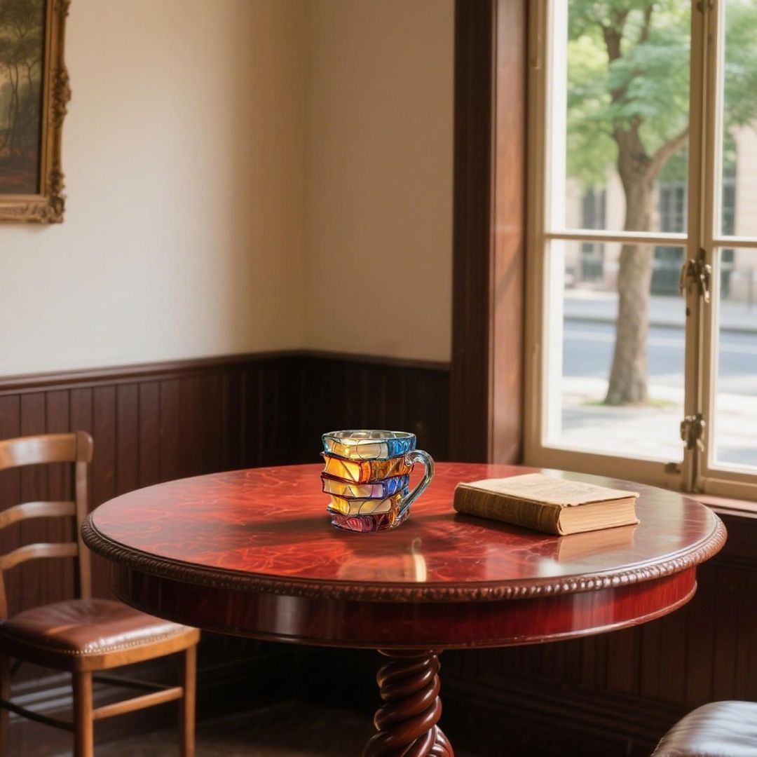 Original Handcrafted 3D Lucky Mug for Book Lovers