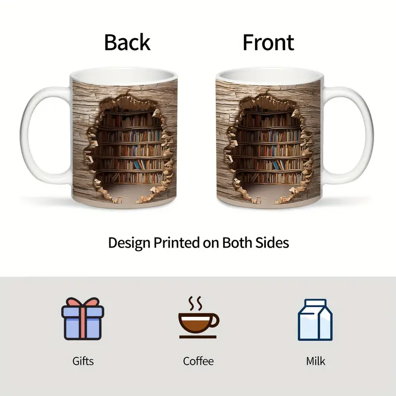 Enchanting Heat-Activated Library Mug